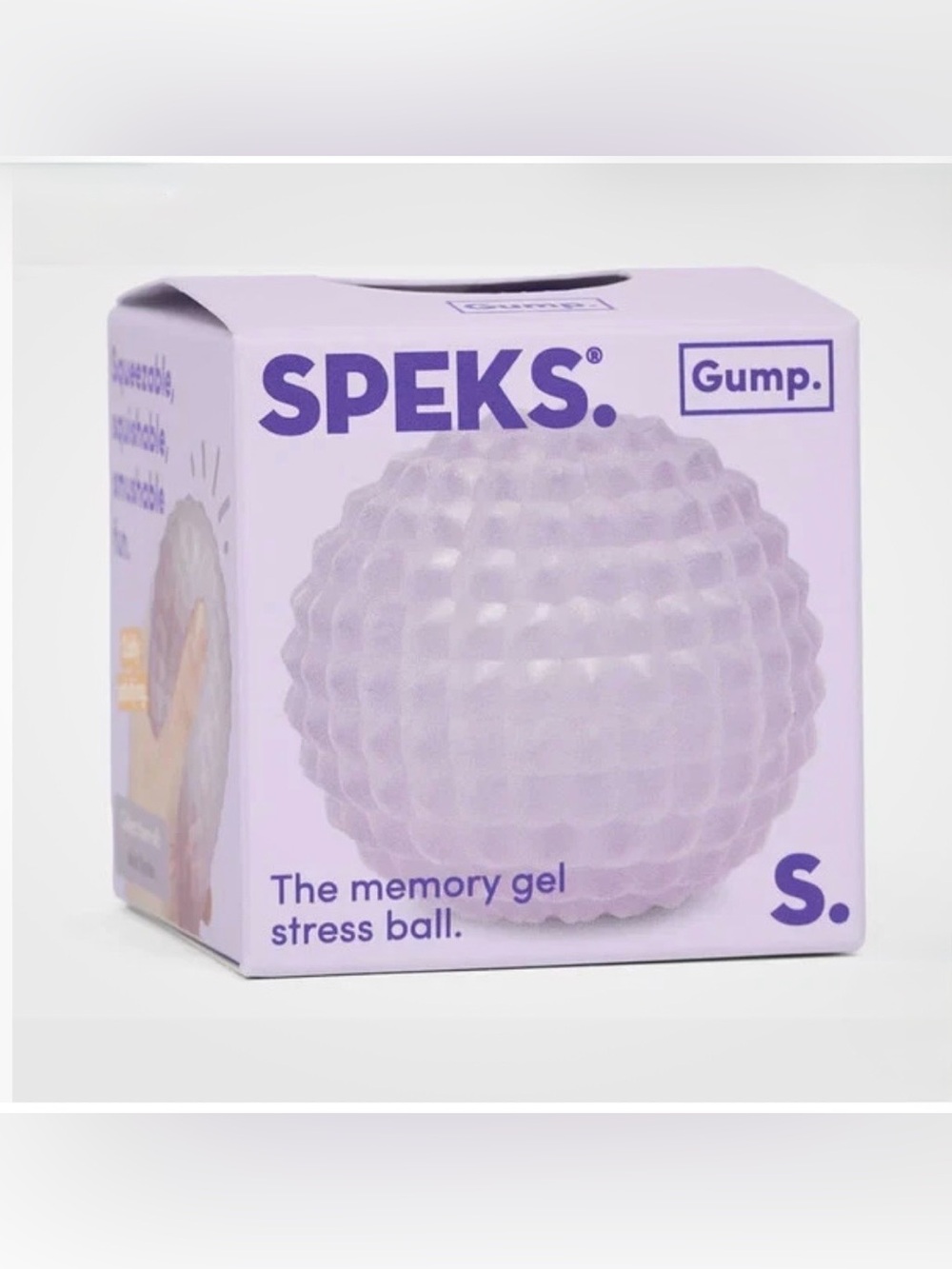 Gump Memory Gel Stress Ball - Lavender